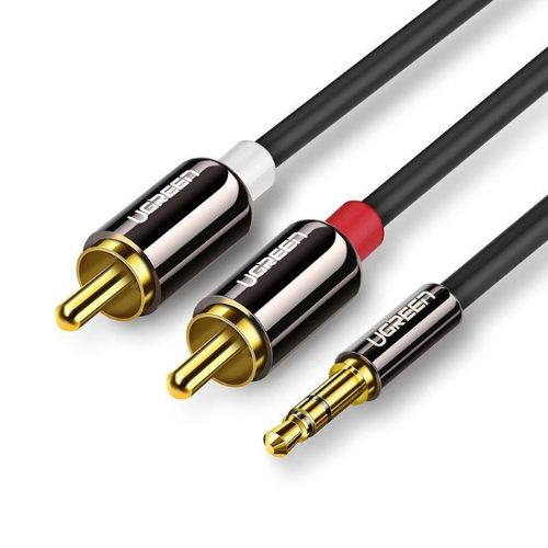 Cáp audio âm thanh 3.5mm sang 2RCA dài 2M Ugreen 10584