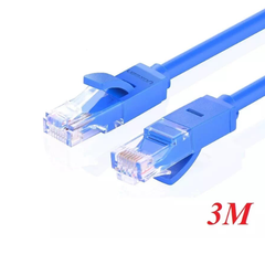 Cáp mạng bấm sẵn cat6 UTP 3M Ugreen 11203 Xanh