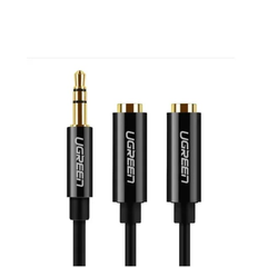 Cáp Chia Cổng Âm Thanh 3.5mm 1 Ra 2 Ugreen 20816