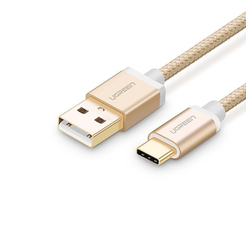 Cáp USb type C to USB 1m gold ugreen 20860