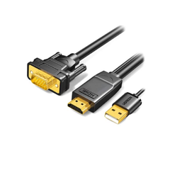 Cáp chuyển HDMI sang VGA dài 1M5 có hỗ trợ nguồn Ugreen 30449