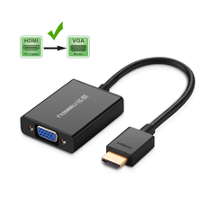 Cáp chuyển hdmi to vga Ugreen 40233 đen