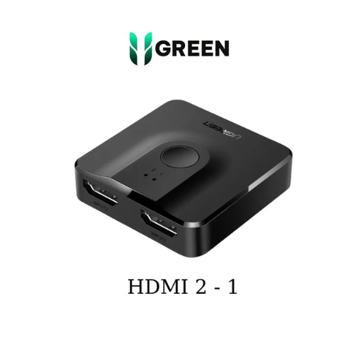 Bộ chuyển mạch HDMI 2 vào 1 ra (Hỗ trợ 2 chiều) chính hãng Ugreen 50966