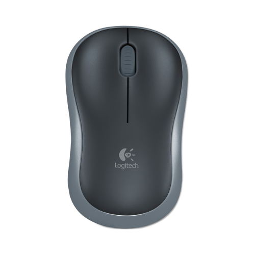 Chuột Không Dây Logitech M185 Đen Xám