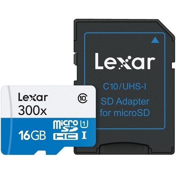 Micro SDHC Lexar 16GB - (LSDMI16GBB1AS300A)