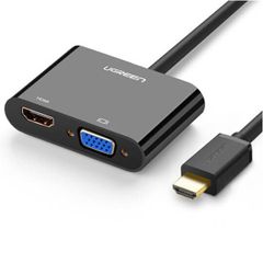 Bộ chuyển  HDMI to VGA + HDMI Ugreen 40744