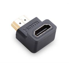 Đấu nối HDMI vuông 90 độ Male-Female bẻ xuống Ugreen 20109