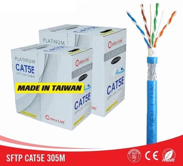 Cáp Mạng Golden 5e Chống Nhiễu (Xanh dương) (Mét)