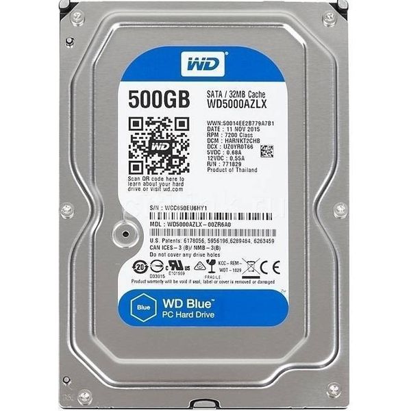 Ổ cứng Western Digital Blue Sata 500GB WD5000AZLX