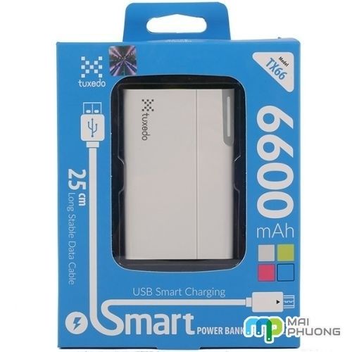 Sạc dự phòng Tuxedo TX66 6600mah