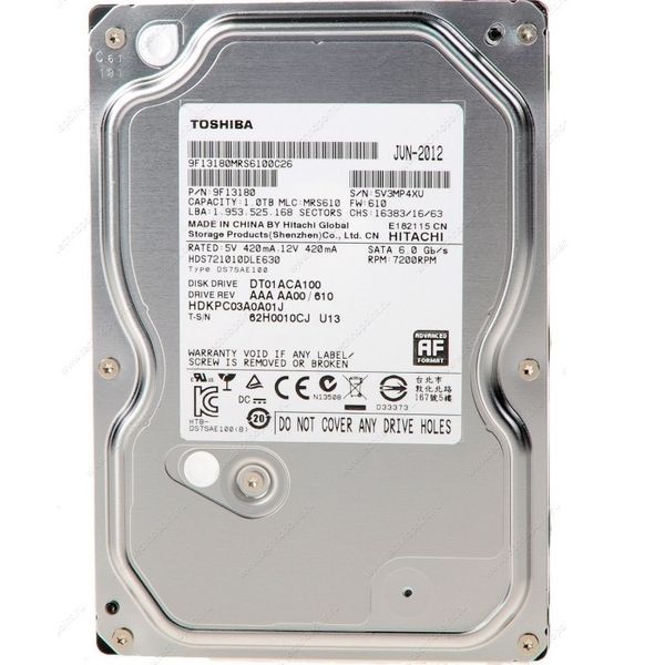 Toshiba Sata 1TB - (DT01ACA100)