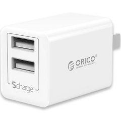 Sạc điện thoại 2 cổng USB ORICO WHA-2U-WH