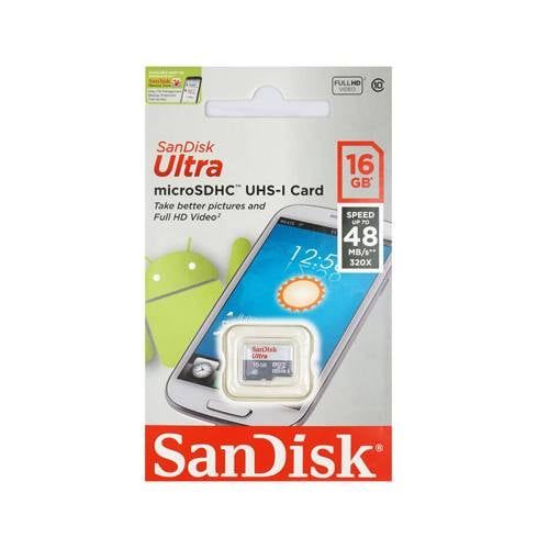 Thẻ Nhớ micro SD 16Gb Sandisk ultra SDSQUNB-016G-GN3MN