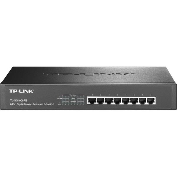 Switch TP-Link PoE+ 8 Cổng Gigabit TL-SG1008PE