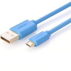 CÁP MICRO USB 2.0 UGREEN 0.5m 10869 xanh dương