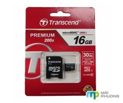 Thẻ Nhớ Trancend MicroSd 16Gb Class10