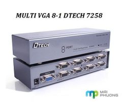 Hộp Chuyển Tín Hiệu  Multi VGA 8 Port Lcd Dt-7258