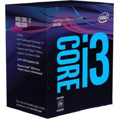 Bộ Vi Xử Lý CPU Intel Core i3-8100 (3.60GHz, 6MB)