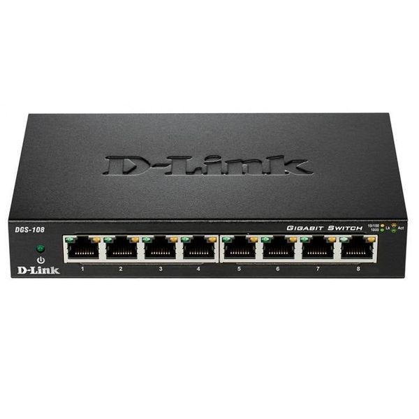 Thiết Bị Chuyển Mạch(Switch) D-Link 8 Port GIGA DGS-108