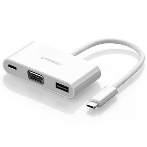 Bộ chuyển đổi USB Type-C sang  USB 3.0  + hdmi Ugreen 30377