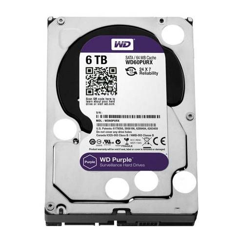 Ổ cứng gắn trong Western Purple HDD 6TB WD60PURX/RZ 3.5