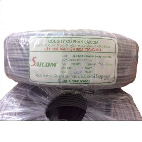 Cáp Điện Thoại saicom 1x2x0.5 trong nhà