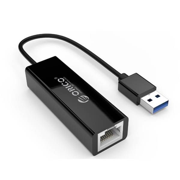 Bộ chuyển Orico USB 3.0 to LAN Giga  RJ45 UTJ-U3-BK