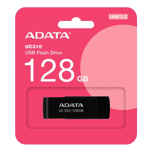 USB 3.2 ADATA 128GB_UC310-128G-RBK