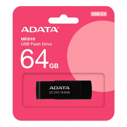 USB 3.2 ADATA 64GB_UC310-64G-RBK