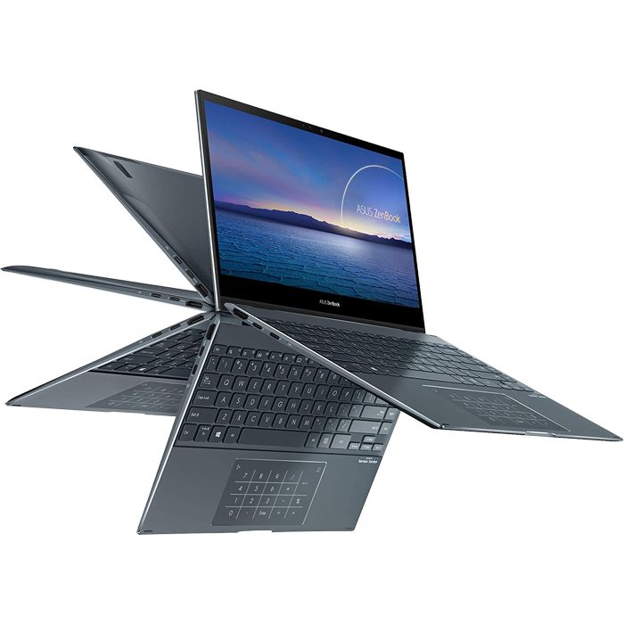 Laptop ASUS ZenBook Flip 13 UX363EA HP130T (i5-1135G7/8GB/512GB SSD/13.3''FHD Touch/Win10/Xám)