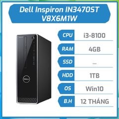 Máy bộ Dell IN3470ST-I38100-4-1T-W10-U V8X6M1W