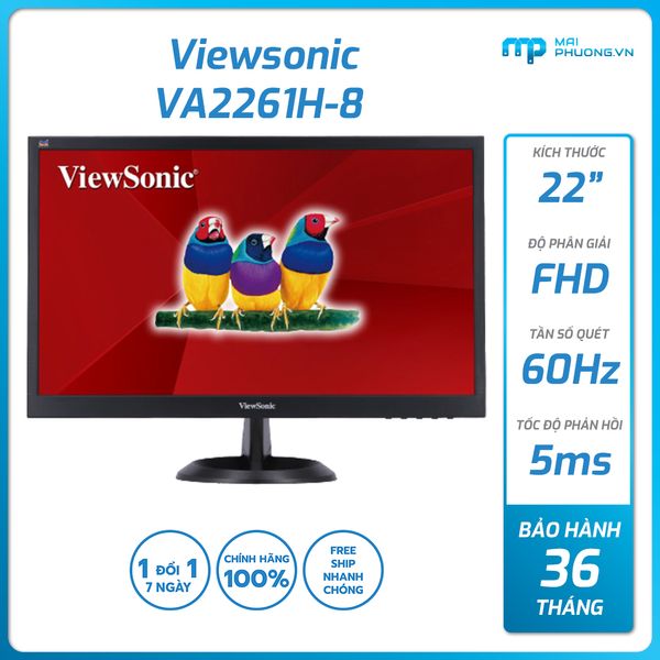 Màn hình Viewsonic VA2261H-8 22 inch 75Hz FHD 1920x1080