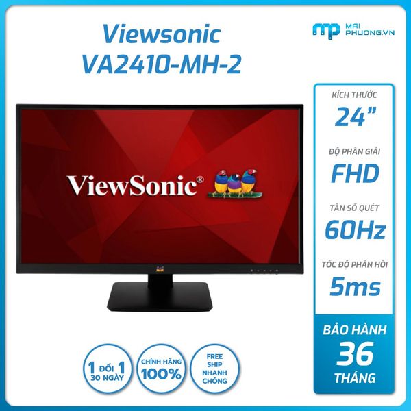 Màn hình Viewsonic VA2410-MH-2 24 inch 60Hz FHD 1920x1080