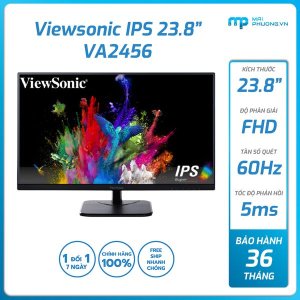 Màn hình Viewsonic 22 inch 1920x1080/HDMI/Vga/treo tường VA2456
