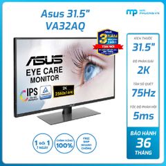 Màn hình Asus 32 inch IPS 2560x1440/5ms/60Hz/HDMI/D-sub/DP/2Loa/không viền/treo tường VA32AQ