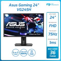 Màn hình ASUS GAMING VG245H 24.0 inch/Full HD 1080p(1920x1080)/LED/2*HDMI/D-Sub/75Hz/1ms/2x Loa 2.0W/ĐEN