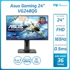 Màn hình ASUS GAMING VG248QG 24.0 inch/Full HD/HDMI/Display Port/DVI-D/165Hz/0.5ms/2xLoa 2.0W/ĐEN