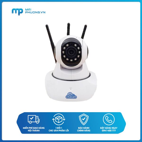 VITACAM C780 2MPX, 3 Râu wifi, Có LAN