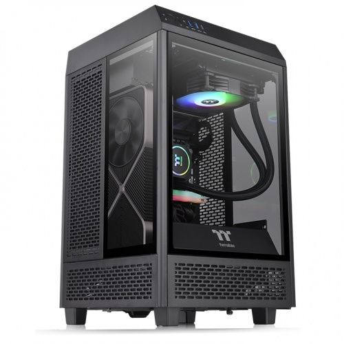 Vỏ máy tính Thermaltake The Tower 100 Mini Chassis Black CA-1R3-00S1WN-00