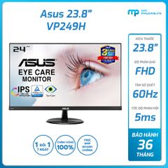 Màn hình ASUS VP249H 24 inch /FHD(1920x1080)/LED/IPS/HDMI/D-Sub/60Hz/5ms/2xLoa 1.5W/ĐEN