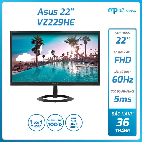 Màn hình Asus 22 inch VZ229HE