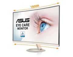 Màn hình Asus 27 inch cong 1920x1080/5ms/HDMI/D-sub/2Loa/không viền VZ27VQ