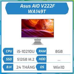 Máy bộ hãng Asus AIO V222F i5-10210U/8GB/512GB SSD/21.5