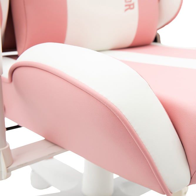 Ghế Gaming Warrior Gaming Chair Raider Series WGC206 Plus (White Pink)