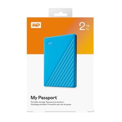 Ổ Cứng gắn ngoài 2.5 inch 2T WD My Passport WDBYVG0020BBL-WESN USB 3.2 màu xanh