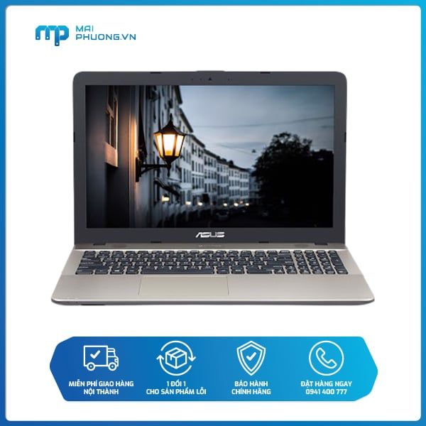 Laptop ASUS VivoBook X541UA-XX272T i3-6100U/4GB/1TB HDD/HD 520/Win10/2 kg