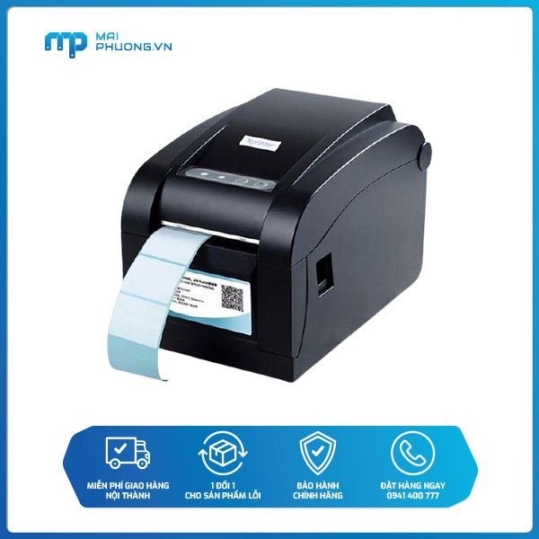 Máy in mã vạch XPRINTER XP-350BM (usb + lan + Com)