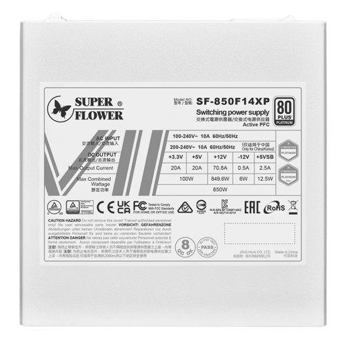 Nguồn Máy Tính SuperFlower Leadex VII Platinum PRO 1000W ATX 3.1 Black / White