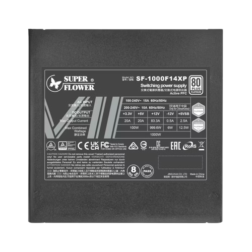 Nguồn Máy Tính SuperFlower Leadex VII Platinum PRO 1000W ATX 3.1 Black / White