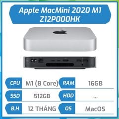 Máy bộ APPLE Mac Mini 2020 (M1 8-Core CPU/16GB RAM/512GB SSD/Mac OS/Bạc)